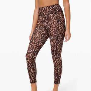 Lululemon invigorate high rise tights 25” Size 2